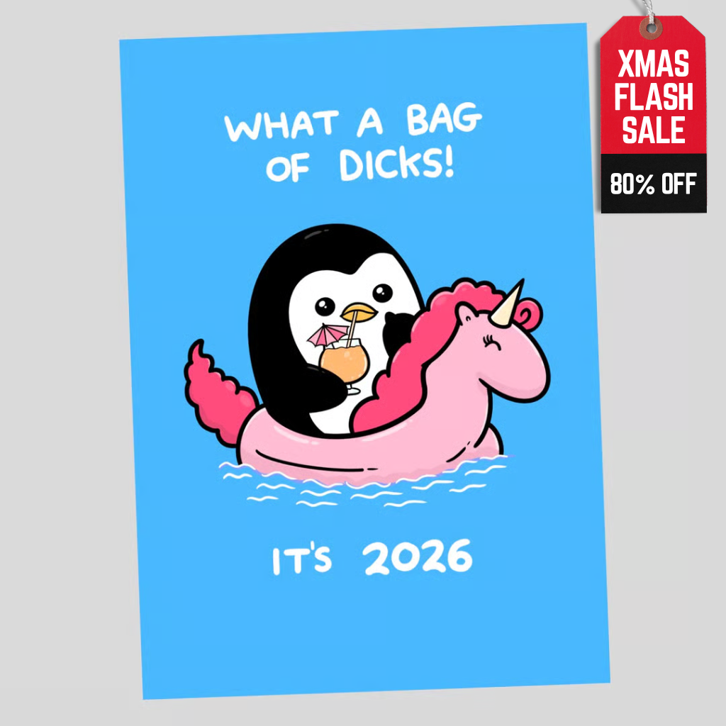 Wall Calendar 2026 ~ Offensively Cute & Unapologetically Fun.