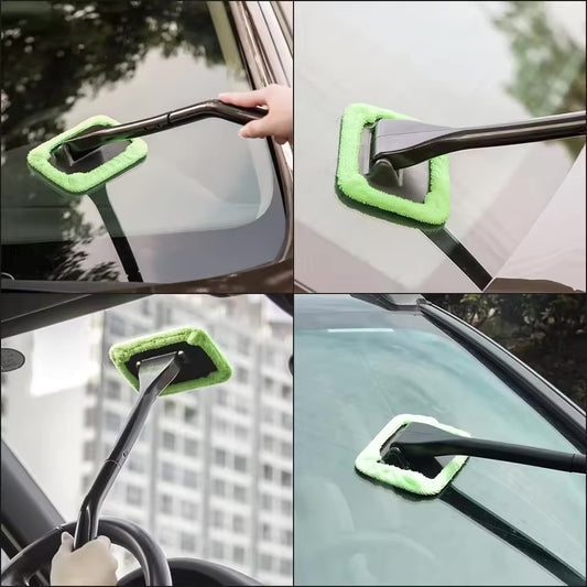 Car Window Cleaning Tool ~ Spotless glass and streak-free shine in minutes