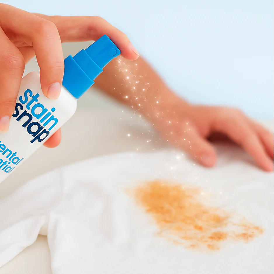 Stain Snap Spray ~ Instantly erase stains on clothes, carpets, and more.
