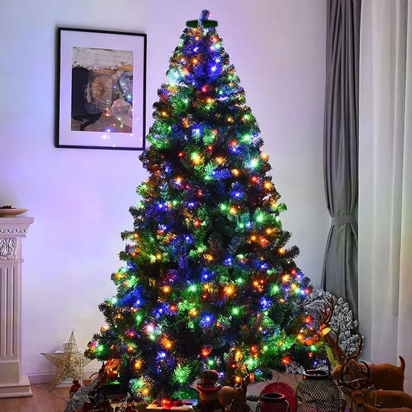 Christmas Tree Waterfall Lights ~ Turn your home into a glowing Winter Wonderland.