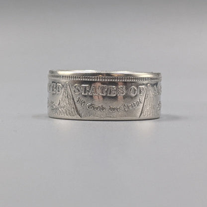 1921 Classic Morgan Dollar Coin Ring ~ A reminder that time builds character.