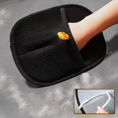 Electrostatic Pet Hair Removal Grooming Gloves ~ Instant fur removal & gentle pet grooming