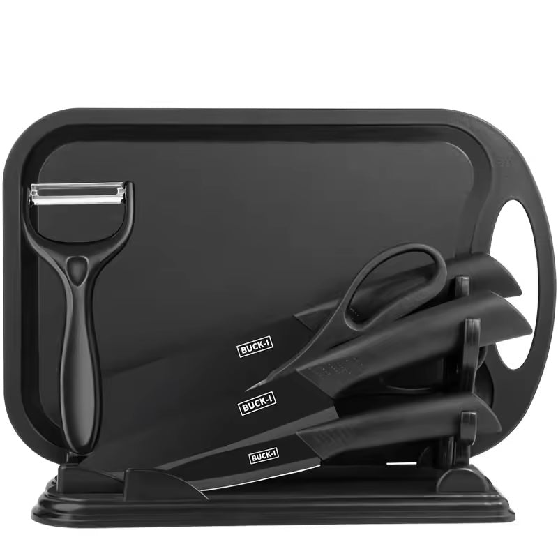 Black Knife Set ~ Precision Cutting with Sleek, Modern Design