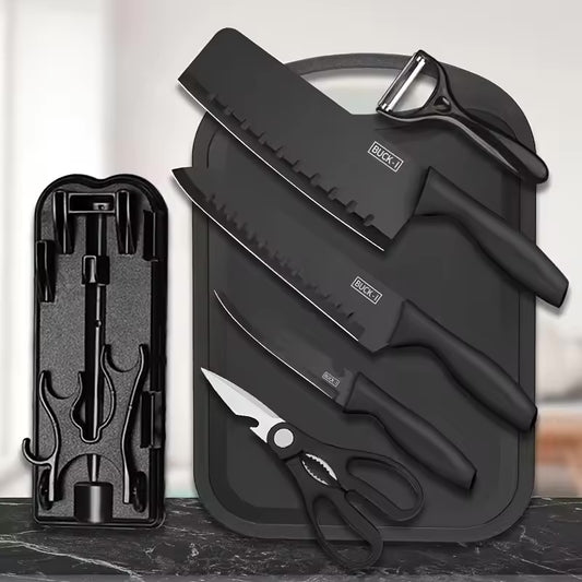 Black Knife Set ~ Precision Cutting with Sleek, Modern Design