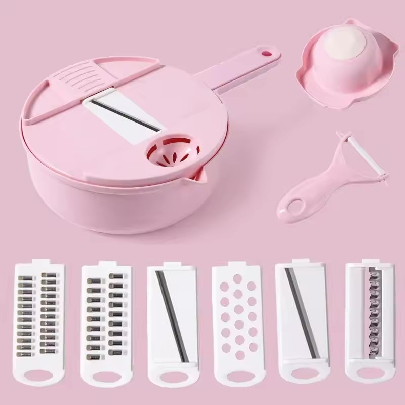 Circular Veggie Cutter ~ Effortless Slicing, Shredding & Grating in Seconds