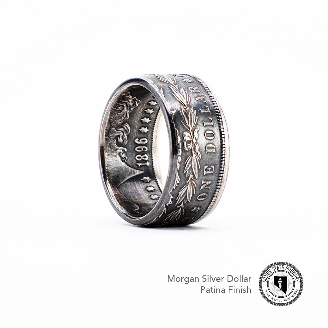 1921 Classic Morgan Dollar Coin Ring ~ A reminder that time builds character.