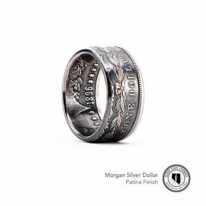1921 Classic Morgan Dollar Coin Ring ~ A reminder that time builds character.