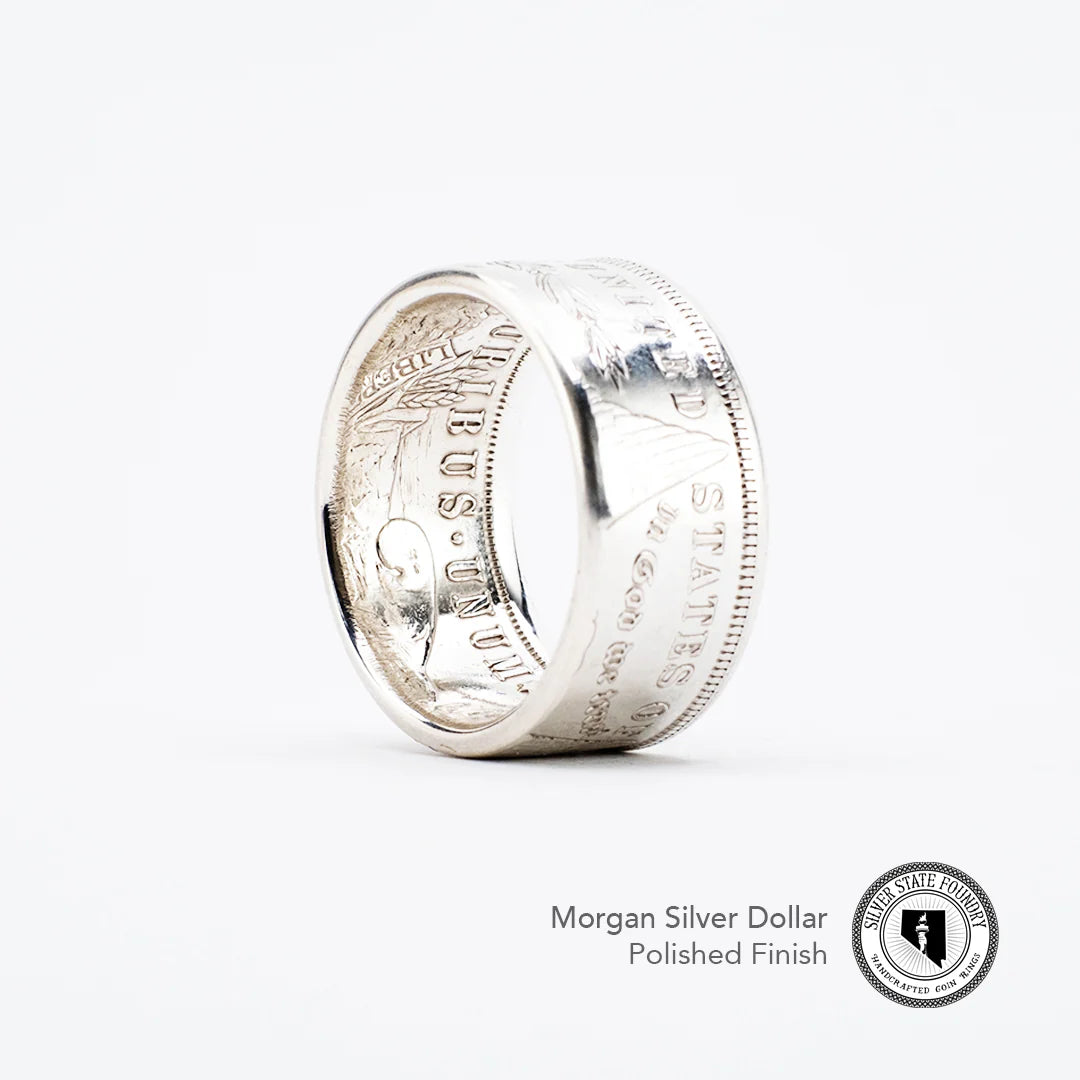 1921 Classic Morgan Dollar Coin Ring ~ A reminder that time builds character.