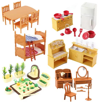 Forest Animal Complete Dollhouse Set ~ Create magical miniature adventures at home