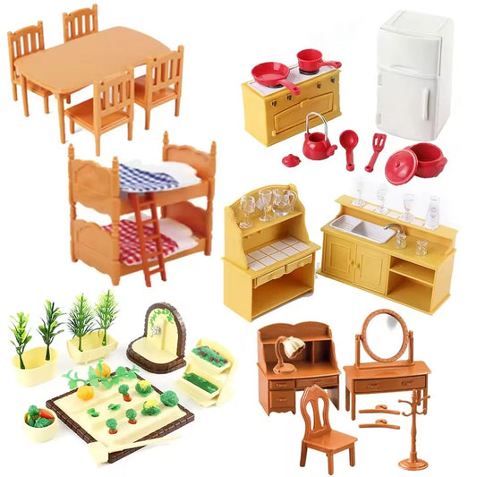 Forest Animal Complete Dollhouse Set ~ Create magical miniature adventures at home
