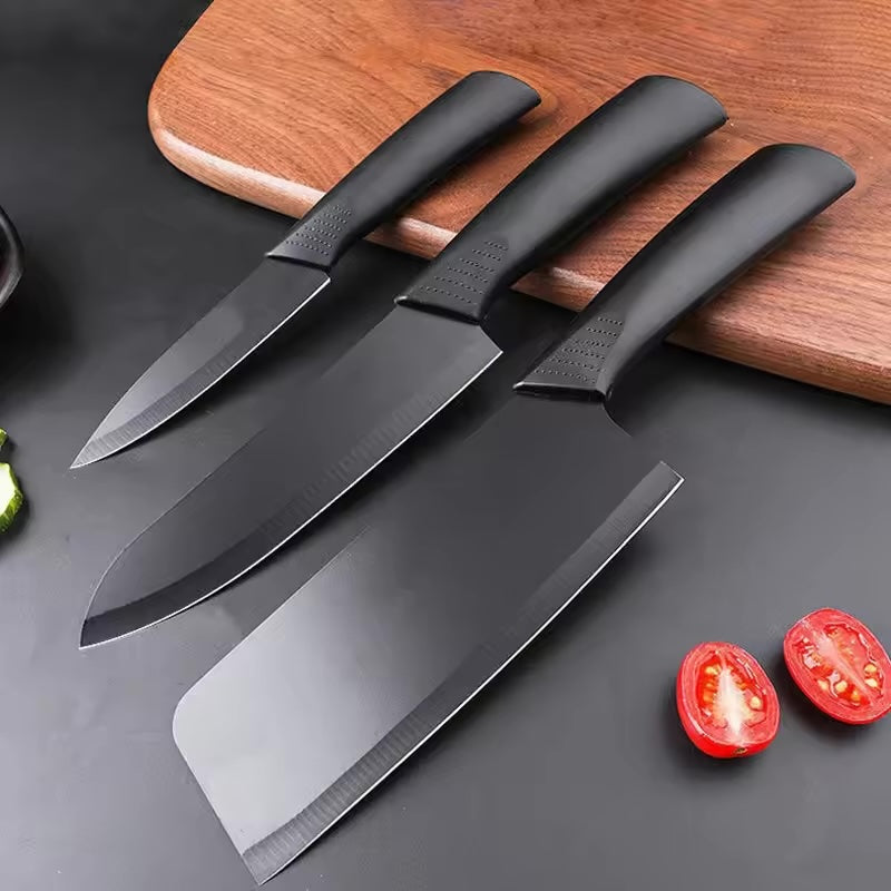 Black Knife Set ~ Precision Cutting with Sleek, Modern Design