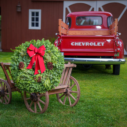 Xmas Wreaths for Front Door ~ Instantly fills your home with the scent of the season.