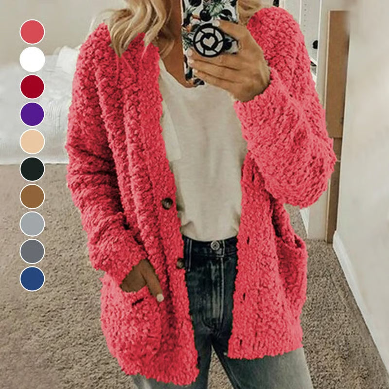 Casual Velvet Jacket ~ Cloud-soft warmth you’ll want to live in.