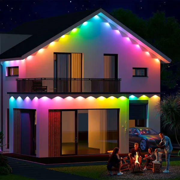 Rainbow LED Outdoor Light ~ Turn every night into a neighborhood festival.