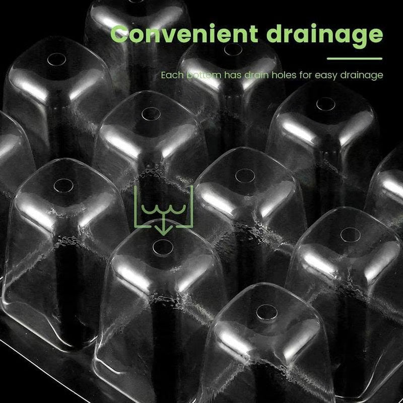 Adjustable Humidity Seed Starter Trays ~ Grow herbs and veggies with ease.