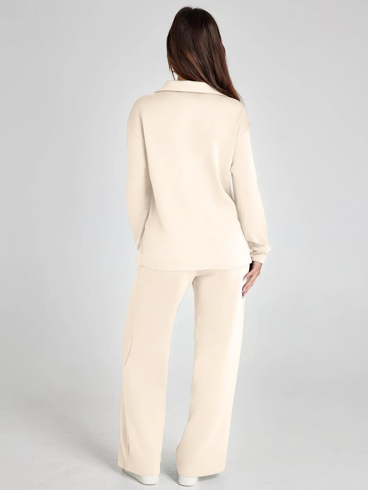 Casual Long Sleeve Sweatsuit 2-piece Sets ~ Soft, breathable, and wrinkle-free all day long.