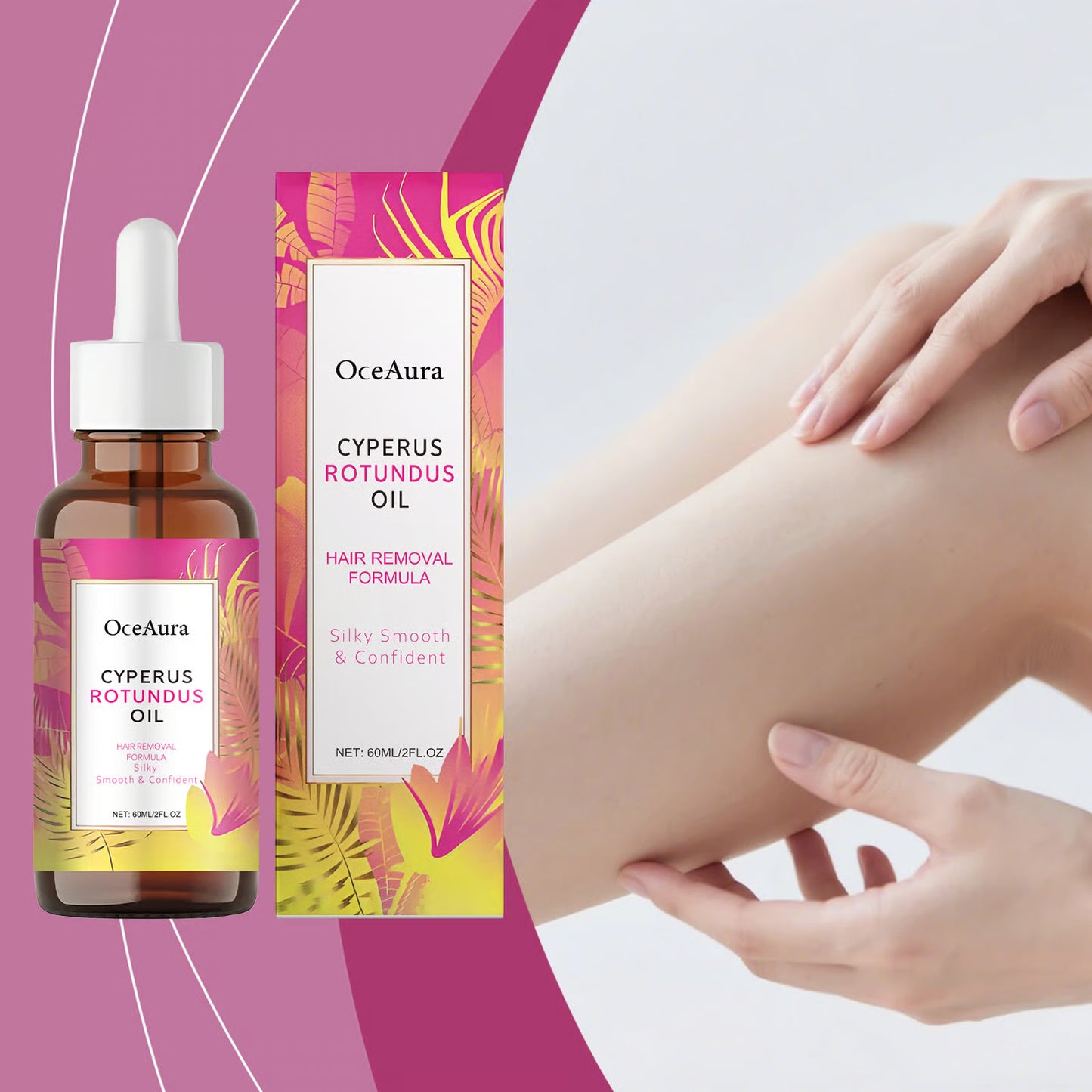 Hair Removal Oil ~ Smooth, soft skin with less regrowth.