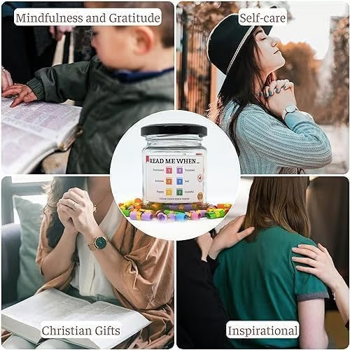 Bible Verses Jar ~ Daily reminders of God’s love, mercy, and grace.