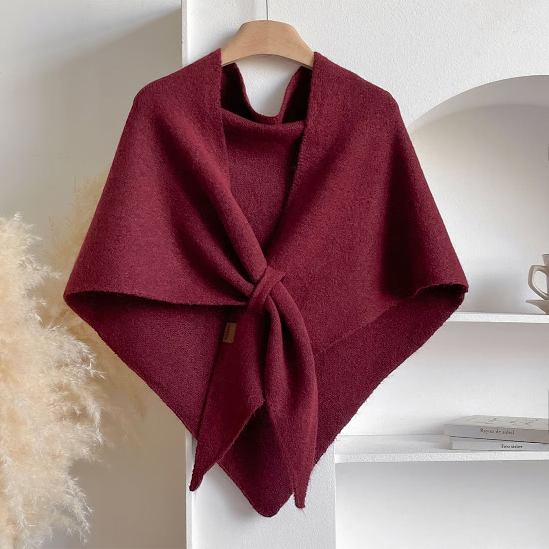 Solid Color Wool Blend Shawl ~ The Fast Track From Basic to Polished.