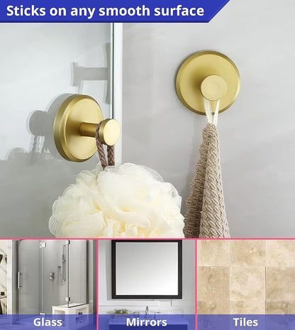Suction Cup Hooks ~ Because not everything needs to be screwed in.