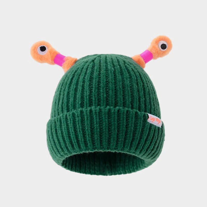 Glowing Little Monster Knit Hat ~ Light up every winter night with warmth and fun.