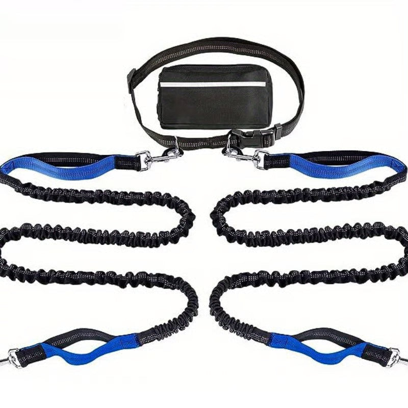 Hands Free Dog Leash ~ Built for dogs at war with squirrels.