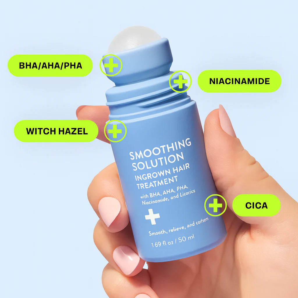 Ingrown Hair Treatment ~ Smooth, touch-ready skin in seconds.