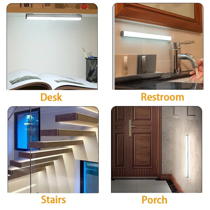 Smart Sensor Magnetic LED Lights ~ Instant hands-free brightness anywhere.