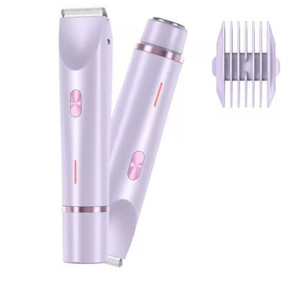 2-in-1 Electric Bikini Trimmer ~ Silky skin from bikini line to face in minutes.