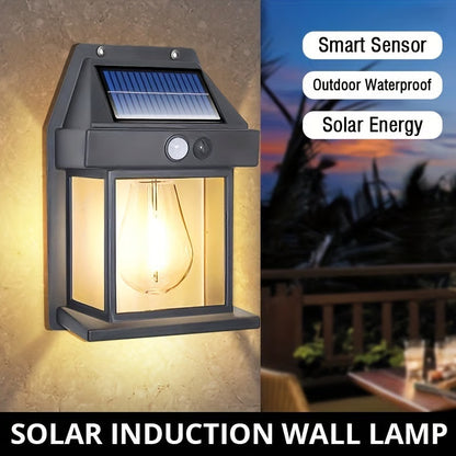 Outdoor Solar Wall Lamp ~ Brighten your outdoors with zero electricity.