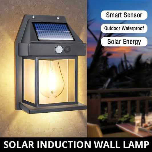 Outdoor Solar Wall Lamp ~ Brighten your outdoors with zero electricity.