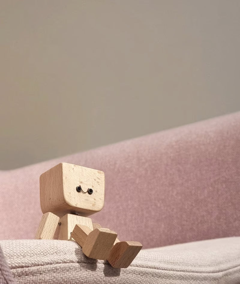 Charming Little Wooden Figure ~ Your Post-Apocalypse Bestie.