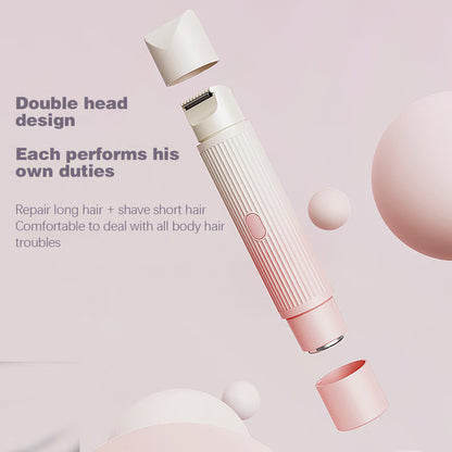 2-in-1 Electric Bikini Trimmer ~ Silky skin from bikini line to face in minutes.