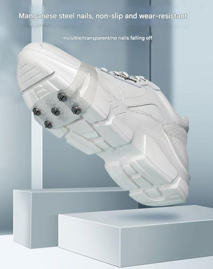Non-slip Shoe Covers ~ Walk steady on ice and snow in seconds.