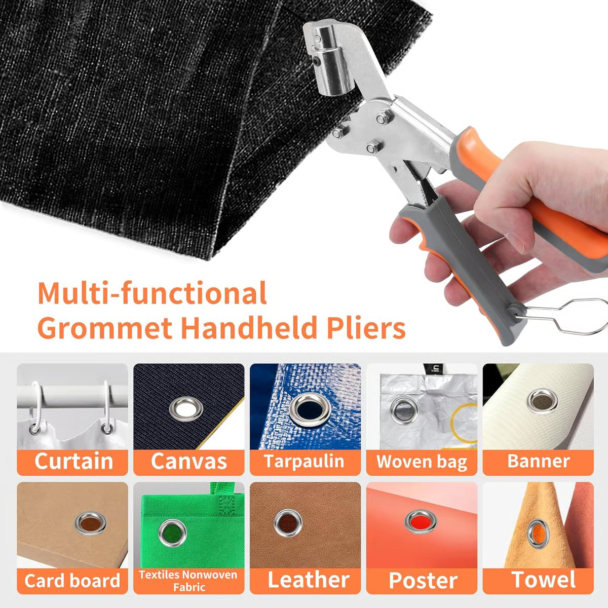 Grommet Tool Kit ~ Punch & set eyelets in one squeeze.