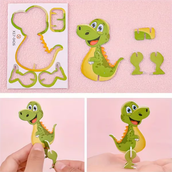 Educational 3D Cartoon Puzzle ~ Keep little hands busy and imaginations big.