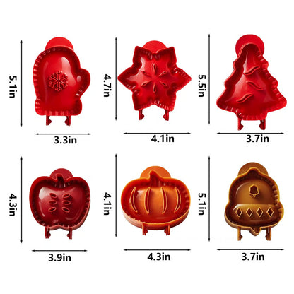 Holiday Mini Pie Mold ~ Turns dough into adorable holiday pies instantly.