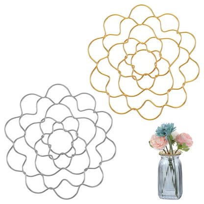 Stainless Steel Floral Grid Organizer ~ Balanced, professional bouquets in seconds.