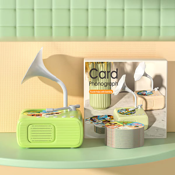 Kids Phonograph Story Machine with 99 Cards ~ Screen-free fun for curious minds.