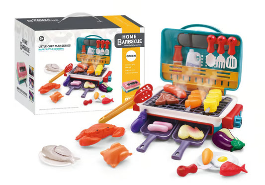 Kids BBQ Grill Toy ~ Backyard cookouts made fun for little chefs.