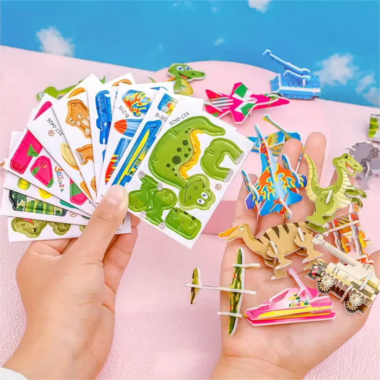 Educational 3D Cartoon Puzzle ~ Keep little hands busy and imaginations big.