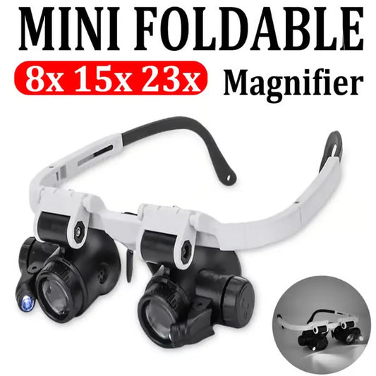 LED Repair Magnifying Glasses ~ See what naked eyes can’t, fix what others won’t.