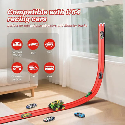 DIY Flexible Racing Track Toy ~ Build, race, and reimagine endless track adventures.