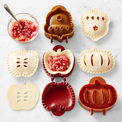 Holiday Mini Pie Mold ~ Turns dough into adorable holiday pies instantly.