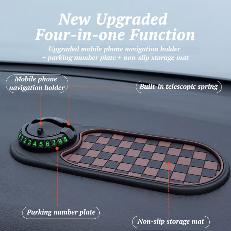 Multifunctional Car Anti-Slip Mat ~ Because Your Cup Holder Isn’t a Storage Unit.