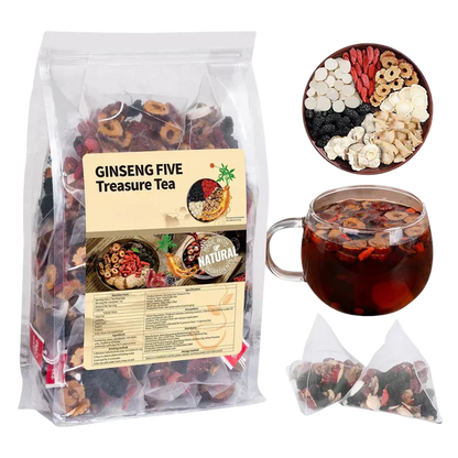 Ginseng & Mulberry Herbal Tea ~ Natural energy and inner balance in every cup.