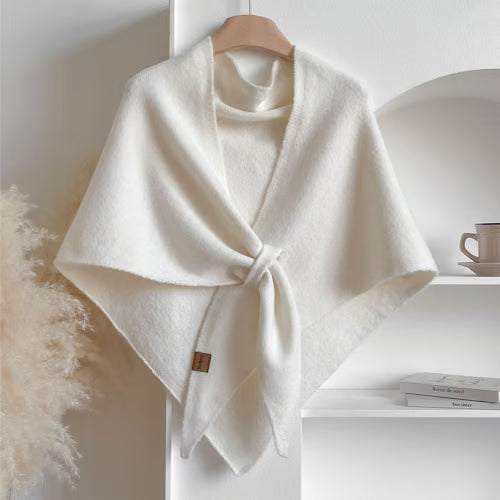 Solid Color Wool Blend Shawl ~ The Fast Track From Basic to Polished.