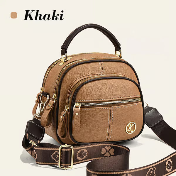 Shoulder Strap Leather Crossbody Bag ~ Hands-free power move from office chaos to after-hours.
