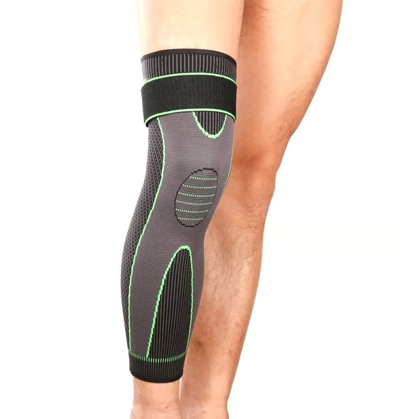 Long Compression Knee Sleeve ~ All-day joint support for workouts and recovery.