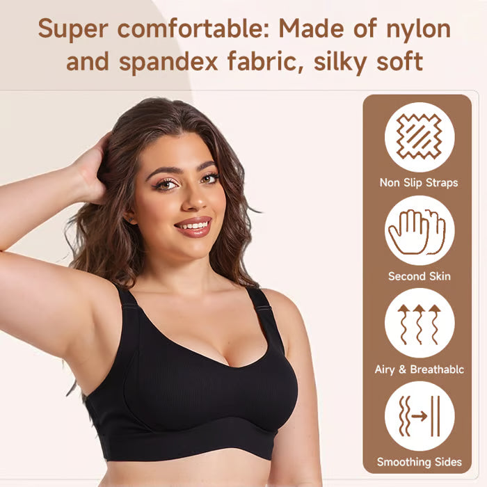 Wire Free Push Up Bra ~ Because your boobs deserve better than daily torture.